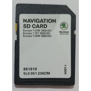 Navitech Carte SD GPS Europe 2022 - SKODA Discover Media 2 MIB2 - v15 ECE 2022/2023 - 5L0051236CM - 32 GB