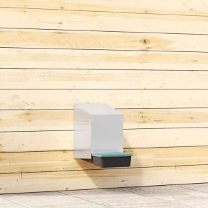 VidaXL Nichoir à poules1 compartiment, fixation murale, acier galvanisé