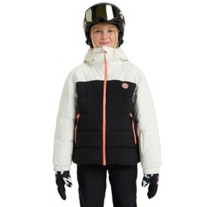 Roxy Veste de Snow SNOWYHILL Puffy Girl Jacket Fille 8-16 Ans Blanc 12
