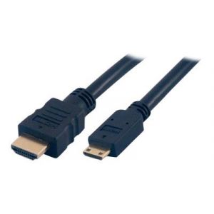 Image de MC382/3D - Câble HDMI haute vitesse 3D + Ethernet type A / C (mini) mâle - 1 m