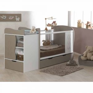 bébé Provence Belem - Lit combiné avec tiroir 70 x 140 cm