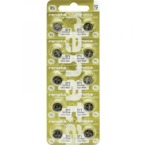 Renata Pile bouton 371 oxyde dargent 40 mAh 1.55 V 10 pc(s)