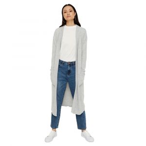 Noisy may Cardigan City XS Light Grey Melange