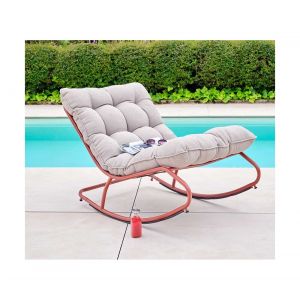 Image de Ozalide MADRID - Fauteuil &agrave; bascule - Terracotta