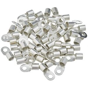 Erko Cosses à anneau pour câbles électriques pour vis M8 et une taille de câble de 35 mm² I 50 pièces I Cuivre étamé galvanisé I fabriqués selon la norme DIN 46234