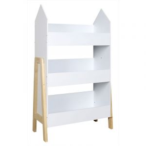 Image de Bibliot que Enfant Deco "Gabriel" 100cm Blanc Prix