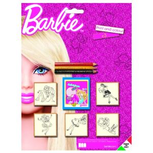 Multiprint Blister de 5 tampons Barbie