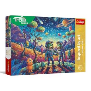 Image de Trefl The ik Family, Inspired by Art, Fantasmes spatiaux &ndash; 100 pi&egrave;ces &ndash; Puzzles color&eacute;s avec des Personnages de Contes de f&eacute;es, Amusement pour Les Enfants &acirc;g&eacute;s de 5 Ans et Plus