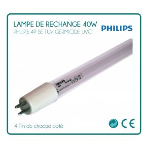 Desineo Lampe de rechange 40W Philips pour stérilisateur UV -