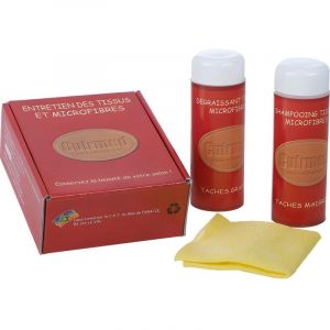 Coffret d'entretien tissu et microfibre 250ml + 250ml