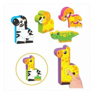 Puzzle Enfant Reig Zoo Blocks 22 Pi&egrave;ces