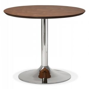 Image de Table de Repas "Cook" 90cm Noyer Prix