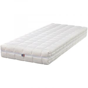 Literie Julien Matelas Latex 80 Kg/m3 + Aertech+ 35 Kg/m3 180x200 x 21 cm Accueil Ferme Soutien très Ferme 7 Zones de Confort