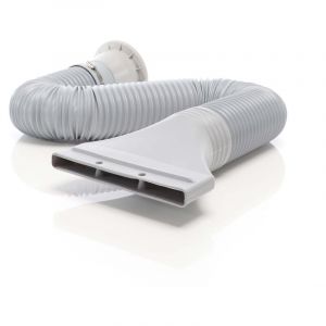 wiltec Tuyau raccord clim 0,7-1,7 m, ø 105 mm, pour Système d'extraction d'air Système d'évacuation, Climatisation Climatiseur