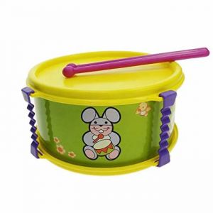 Reig Musicales Tambour - 16 cm - Couleur al&eacute;atoire - Pour enfants &agrave; partir de 3 ans - Int&eacute;rieur