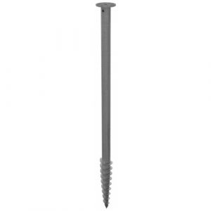 Vis de fondation sols fermes SPIRAL G1500 acier galvanis&eacute; longueur 1500 mm livr&eacute;e sans support - FIBERDECK