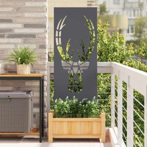 VidaXL Panneau d&eacute;coratif de jardin Anthracite 50 x 140 cm