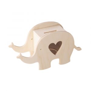 Image de Youdoit Tirelire en bois Eléphant à customiser