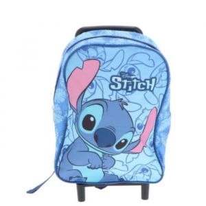 Sac À Dos Trolley Lilo Et Stitch Bleu – 31 Cm – Enfant 3 À 5 Ans – Maternelle Ps Ms Gs