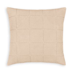 Housse d'oreiller en coton lavé 65x65cm, SPARROW Avoine Taille 65X65 cm