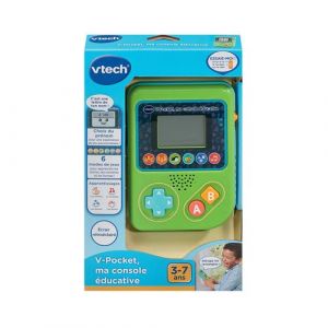 Vtech Jeu &eacute;ducatif et &eacute;lectronique V-Pocket Ma console &eacute;ducative Vert