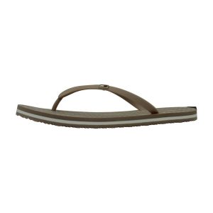 Tommy Hilfiger Tongs Femme Strap Beach Sandals avec Logo, Marron (Claystone), 36