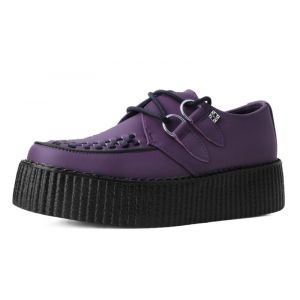 T.U.K. - Viva High Creeper Purple Vegan - Chaussures pour fille - violet - EU 37 - Synthetic/Textile/Caoutchouc,Faux cuir