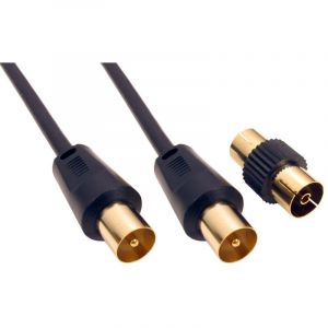 Rs pro Cordon coaxial rf Mâle, 1m (Prix pour 1 )
