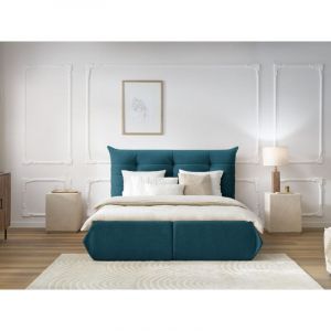 Bobochic Lit Lit coffre Lit coffre clothilde 160x200 Bleu - Bleu