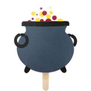 Scrapcooking Bougie Sorcier XXL - Grande Bougie Anniversaire Chaudron Magique - Décoration Bois Paraffine Gâteau - Accessoire Fête - Déco Pâtisserie Enfant Fille Garçon Magie - 0343