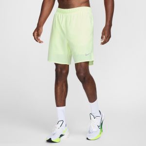 Nike Short de running 2-en-1 18 cm Dri-FIT Challenger pour homme - Jaune - Taille L - Male