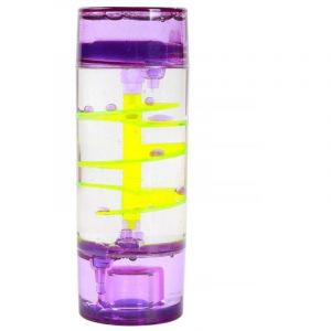 Sablier - MYCRAZYSTUFF - Sablier liquide - Design r&eacute;tro - Spectacle hypnotique - Blanc