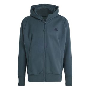Adidas Sweat à Capuche Z.N.E. Winterized Full Zip - Legend Ivy, pointure Small - ['Vert'] - Taille Small