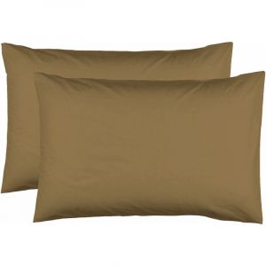 2 Taies d'Oreiller 50 x 70 cm - Ocre