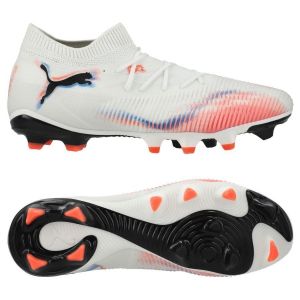 Puma Bottes de football future 8 match fg/ag blanc - femme