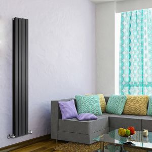 Hudson Reed TDRBSP21 - Radiateur design vertical Delta 178 cm x 28 cm x 7,3 cm