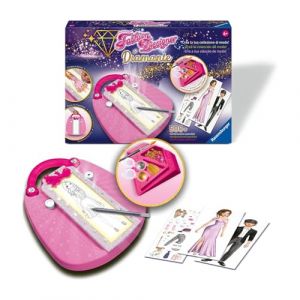 Ravensburger Fashion Designer Diamant, Cr&eacute;ez Votre Propre Collection de Mode, Jeu cr&eacute;atif pour Dessiner, Enfants 6 Ans