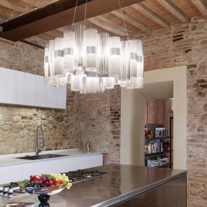 Slamp La Lollo L suspension LED, &Oslash;80cm, blanche