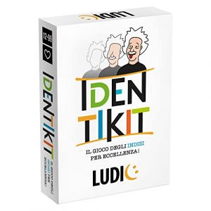 Ludic Identikit Le Jeu des Indices pour L'Excellence It51104 Jeu De Soci&eacute;t&eacute; Taille Voyage pour 1+Joueurs