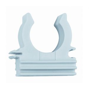 Index 25 colliers en plastique pression préfilet M6. Gris, D. 32 - 35 mm - ABPRG32