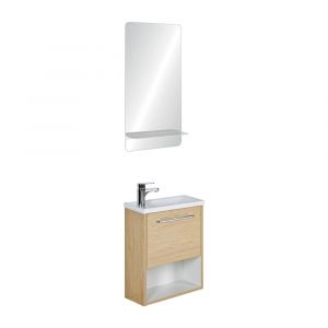 Ensemble meuble lave-mains nika + Miroir