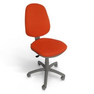 Chaise de bureau ART PROG Irmine Orange Roulettes pour sol souple