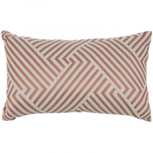 Atmosphera Créateur d'intérieur - Coussin Déco Jacquard 30x50cm Terracotta