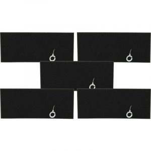 Vhbw 5x filtre compatible avec Bosch GL 30 2200W BSGL3228IL03, BSGL3B2208, BSGL3B2108 aspirateur - Filtre en mousse