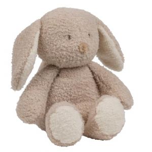 Nattou Veilleuse Lapin, Doudou, Différentes Couleurs, Peluche/Polyester, Vegan, 19 cm, Sleepy, Beige