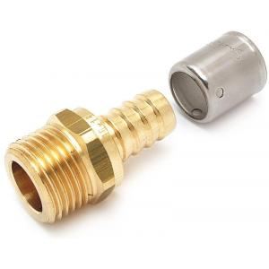 Image de Altech A311010011 - Raccord à sertir fixe mâle pour tube PER D12-15x21 (sachet de 2 pièces)