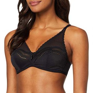 PLAYTEX Soutien-Gorge Full Cup avec Armature Secret Femme, Noir (Noir 1), 95E (Taille fabricant: 80E)