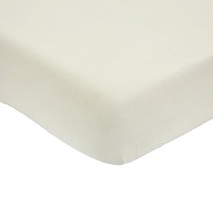 Trois Kilos Sept Drap Housse Bébé - 70x140 cm - 100% Coton - Label Oeko-TEX - Jersey Extensible - Vanille