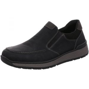 Rieker Herbst/Winter, Mocassins Homme, Noir (Schwarz/Schwarz/Schwarz 00), 47 EU