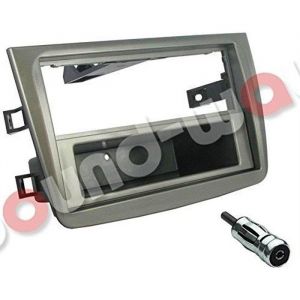 Sound Way Kit Montage Autoradio, Cadre Façade 1 DIN / 2 DIN avec Vide Poche, Adaptateur Antenne, Clés Démontage Compatible avec Alfa Romeo Mito